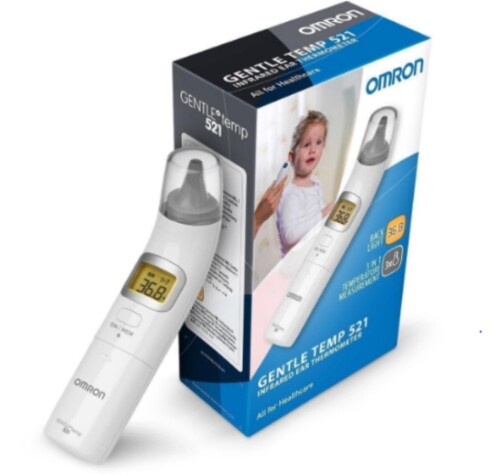 Omron Mc-521e Işıklı Hafızalı Kulaktan Ateş Ölçer - Omron