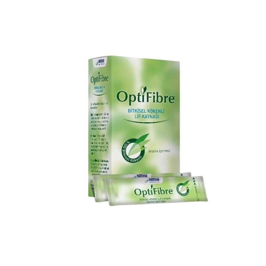 OptiFibre Bitkisel Kökenli Lif Kaynağı Takviye Edici Gıda 50gr(10 x 5g Saşe) - 1