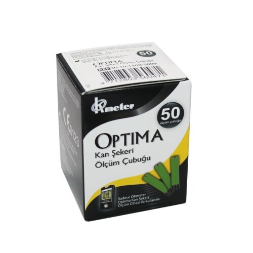 Optima Kan Şeker Ölçüm Çubuğu 50 Strip - Optima