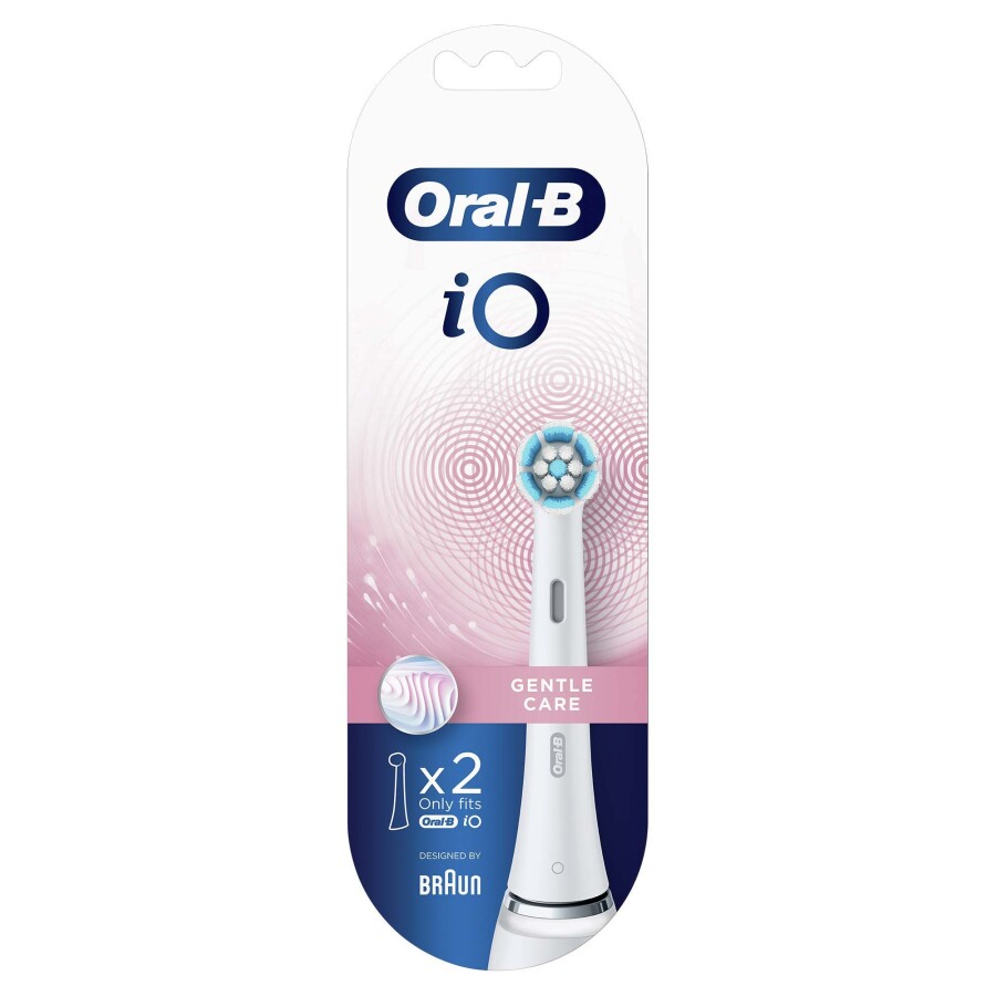 Oral-B iO Gentle Care Beyaz Diş Fırçası Yedek Başlığı 2 Adet - 1