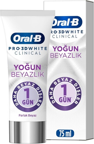 Oral-B Pro-3D White Clinical Beyaz Yoğunluk Diş Macunu 75ml - Oral-B