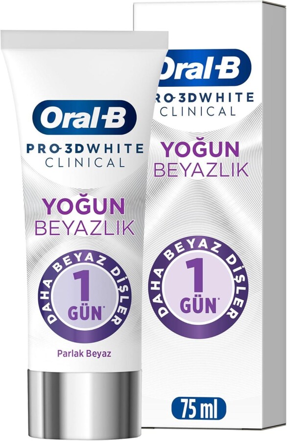 Oral-B Pro-3D White Clinical Beyaz Yoğunluk Diş Macunu 75ml - 1