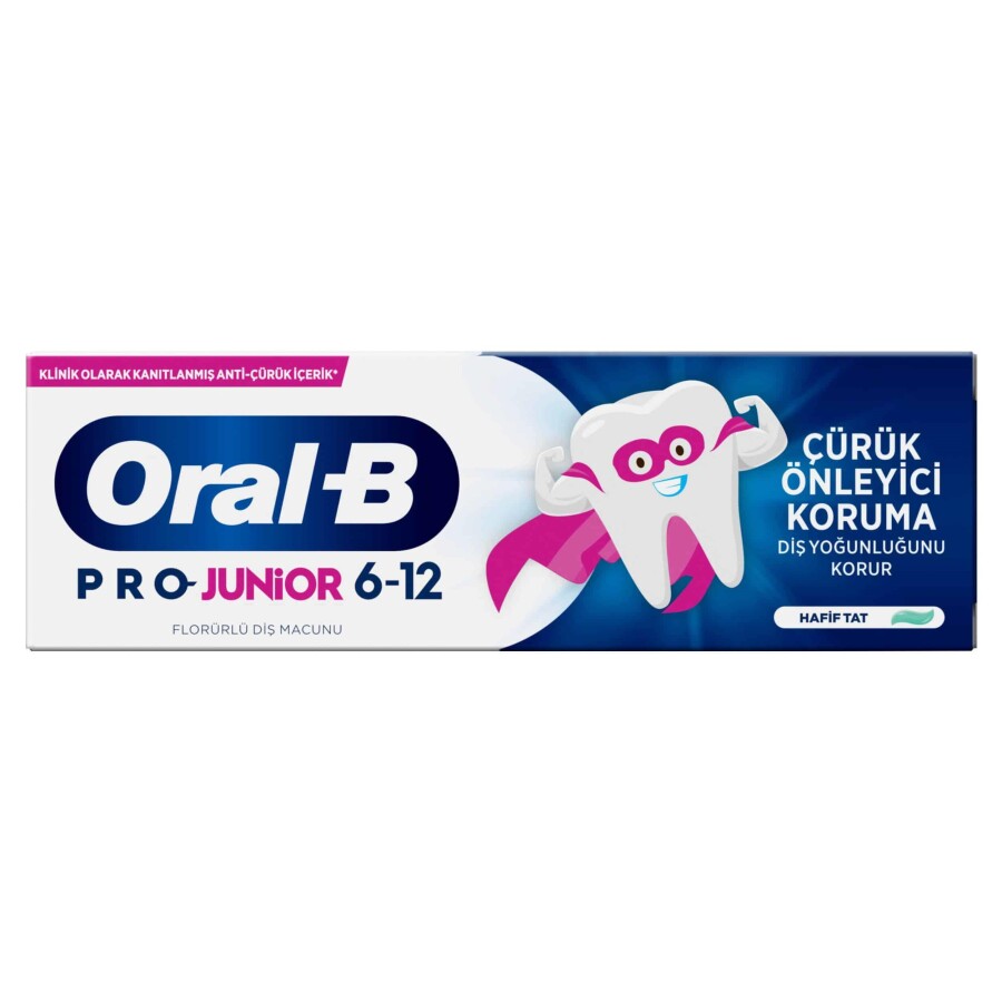 Oral-B Pro Junior Çürük Önleyici Koruma Diş Macunu 75 ml - 1