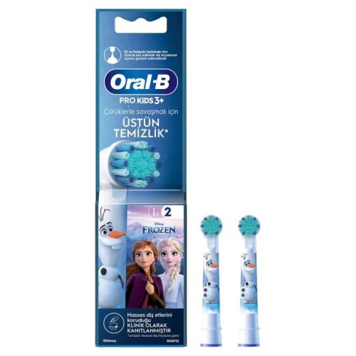 Oral-B Pro Kids Frozen Şarjlı Diş Fırçası Yedek Başlığı 2 Adet - Oral-B