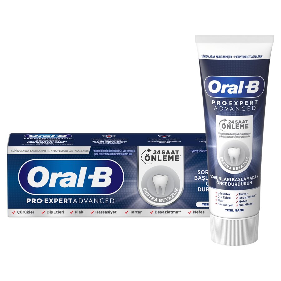 Oral-BOral-B Pro-Expert Advanced Ekstra Beyazlık Diş Macunu 75 ml - 1
