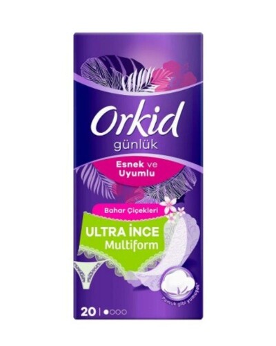 Orkid Günlük Yaprak İnce Bahar Çiçekleri 20 Adet - 