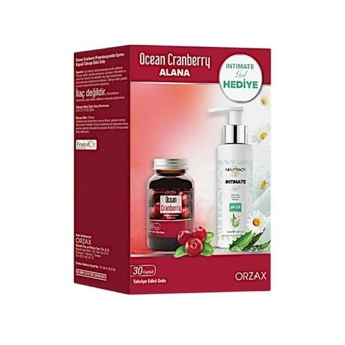 Orzax Cranberry 30 Kapsül + Neutracy İntim Jel 100 ml - 1