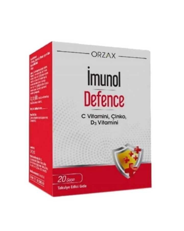 Orzax İmunol Defence Takviye Edici Gıda 20 Saşe - 1