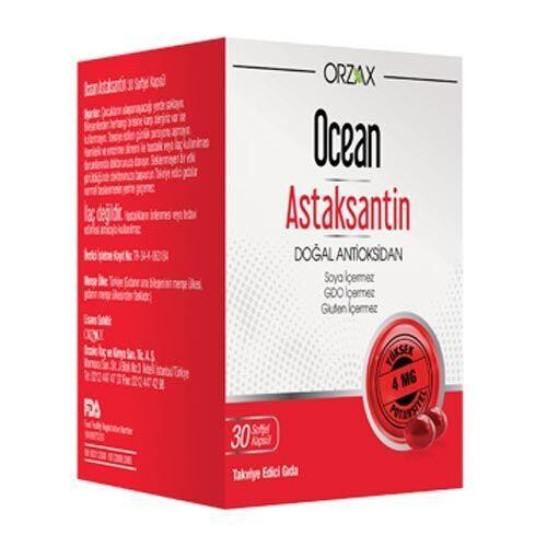 Orzax Ocean Astaksantin 30 Kapsül - Ocean Orzax
