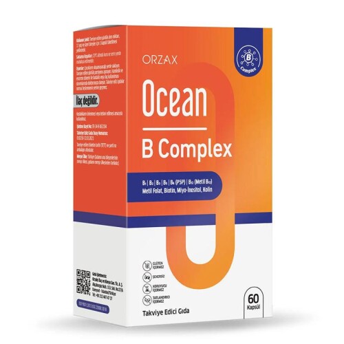 Orzax Ocean B Complex 60 Kapsül - Ocean Orzax