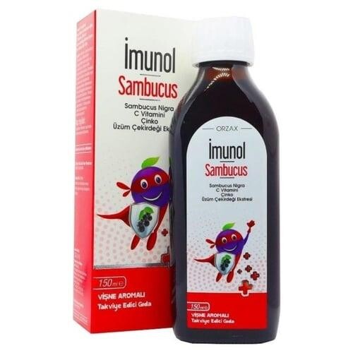 Orzax Ocean İmunol Sambucus Şurup 150 ml - Orzax