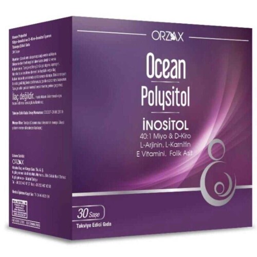 Orzax Ocean Polysitol Takviye Edici Gıda 30 Saşe - Folik Asit 400 μg 