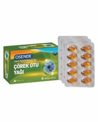 Osende Çörek Otu Yağı 30 Yumuşak Kapsül - Tab İlaç