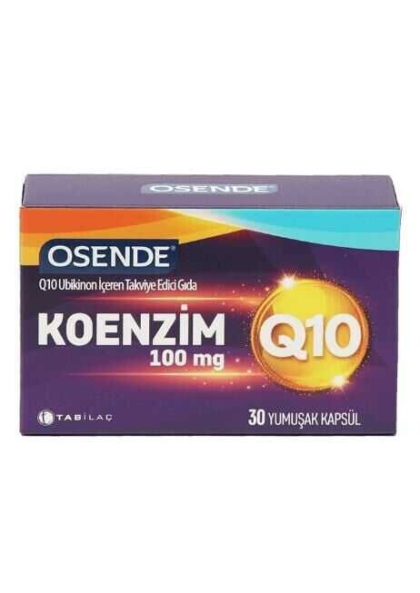 Osende Koenzim 100mg Q10 30 Yumuşak Kapsül - 1