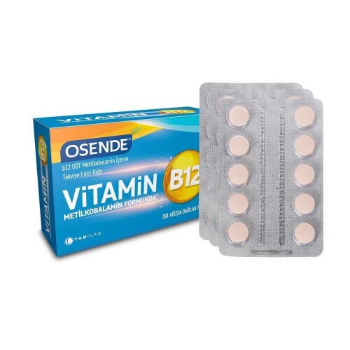 Osende Metilkobalamin B12 30 Tablet 