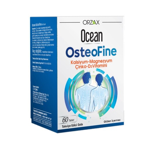 OsteoFine Takviye Edici Gıda 60 Tablet - Orzax