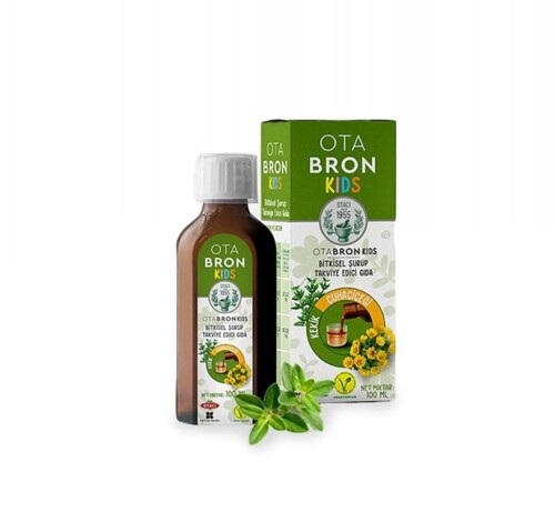 Ota Bron Kids Kekik Ve Çuhaçiçeği Bitkisel Şurup 100ml - Otacı