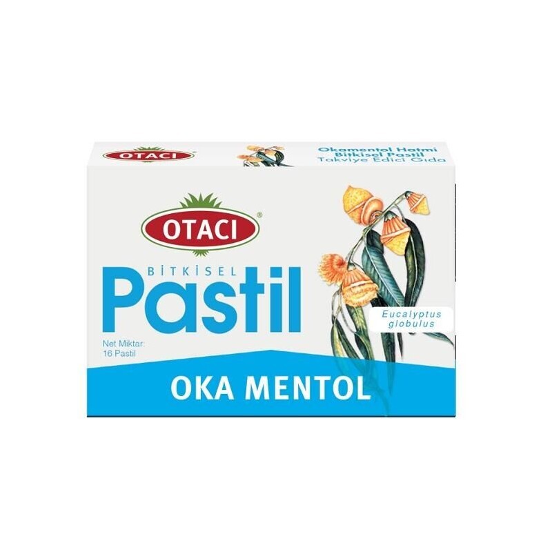 Otacı Oka Mentol Pastil İçeren Takviye Edici Gıda 16 Adet - 1