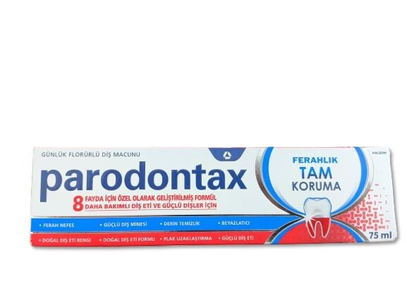 Parodontax Florürlü Diş Macunu Ferahlık Tam Koruma 75 ml - 1