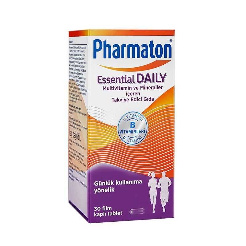 Pharmaton Essential Daily Multivitamin Ve Mineraller Takviye Edici Gıda 30 Film Kaplı Tablet - 1