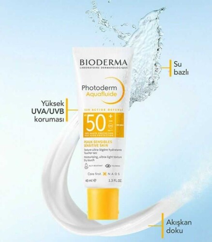 Photoderm Aquafluid Parlama Karşıtı Tüm Cilt Tiplerine Özel SPF50+ Güneş Kremi 40ml - 3