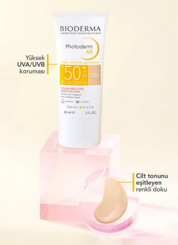 Photoderm AR Spf50+ Natural Renkli Güneş Kremi 30 ml - 3