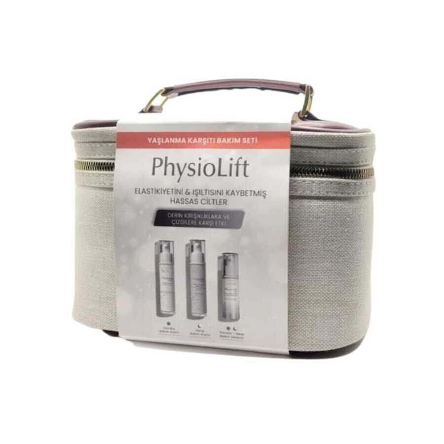 Physiolift Elastikiyetini & Işıltısını Kaybetmiş Hassas Ciltler İçin Yaşlanma Karşıtı Bakım Seti - 1