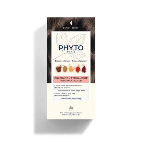 Phyto Color Bitkisel Saç Boyası - 4 Kestane - Phyto