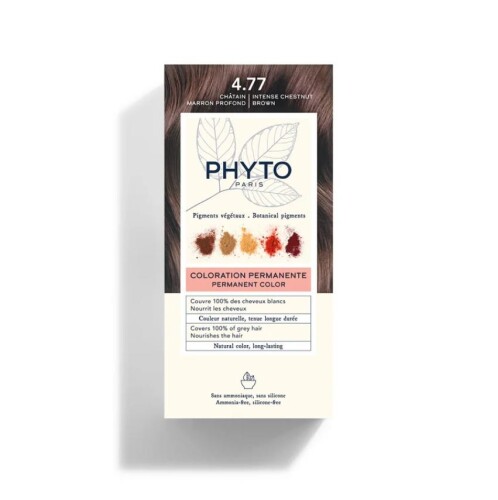 Phyto Color Bitkisel Saç Boyası - 4.77 Yoğun Kestane Bakır - Phyto