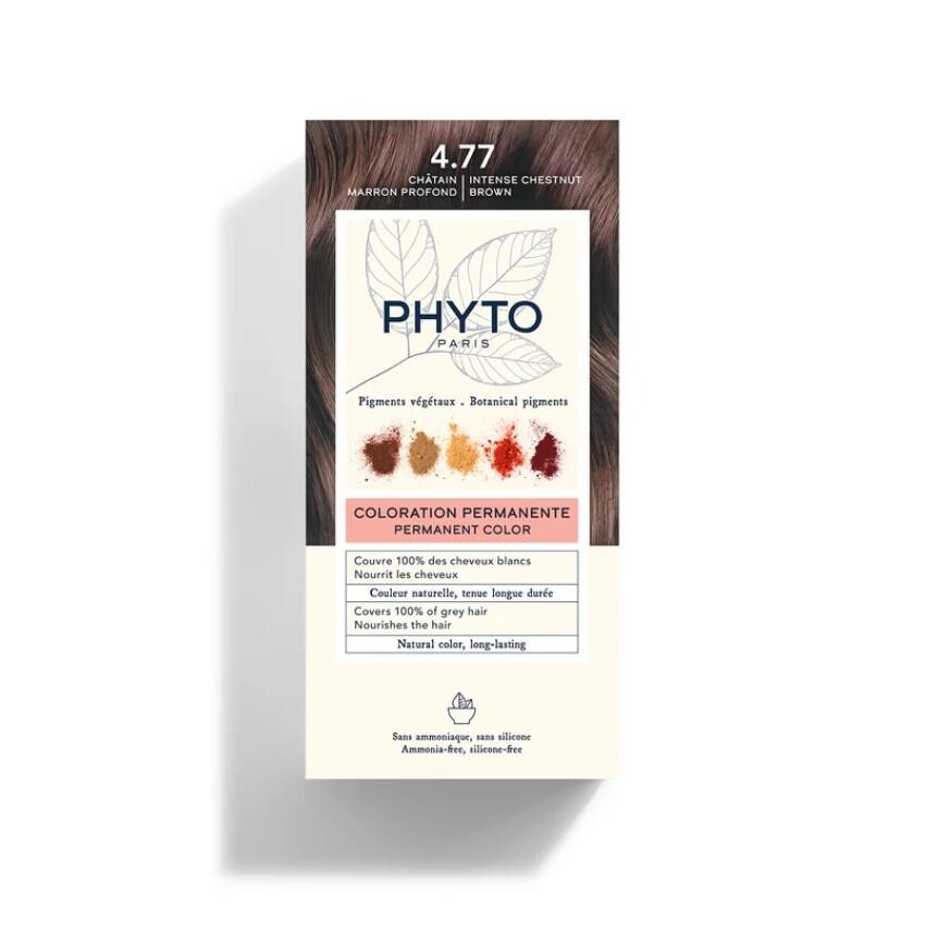 Phyto Color Bitkisel Saç Boyası - 4.77 Yoğun Kestane Bakır - 1