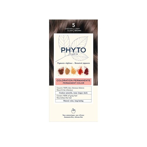Phyto Color Bitkisel Saç Boyası 5 Açık Kestane -Chatain Clair- Yeni Formül - Phyto