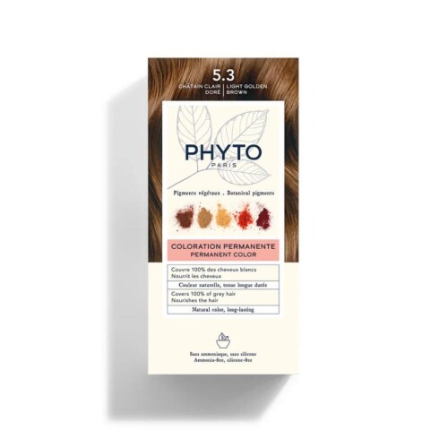 Phyto Color Bitkisel Saç Boyası - 5.3 - Açık Kestane Dore - Phyto