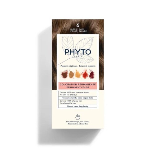 Phyto Color Bitkisel Saç Boyası - 6 - Koyu Kumral - Phyto