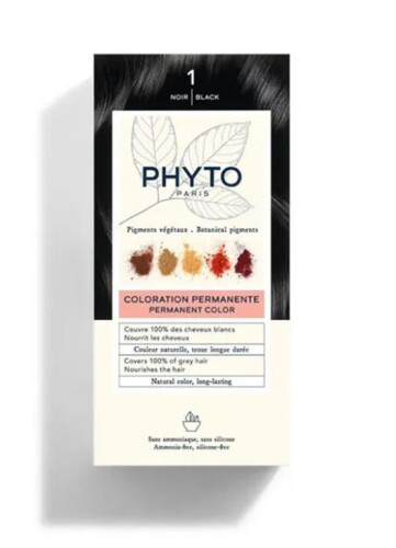 Phyto Phytocolor Bitkisel Saç Boyası - 1 Siyah - Phyto