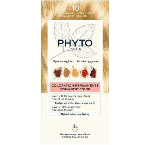 Phyto Phytocolor Bitkisel Saç Boyası 10 - Çok Açık Sarı Yeni Formül - 1