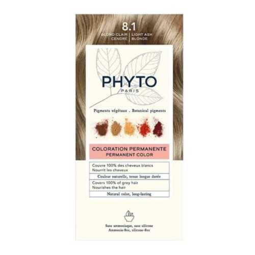 Phyto Phytocolor Bitkisel Saç Boyası - 8.1 Küllü Sarı - Phyto