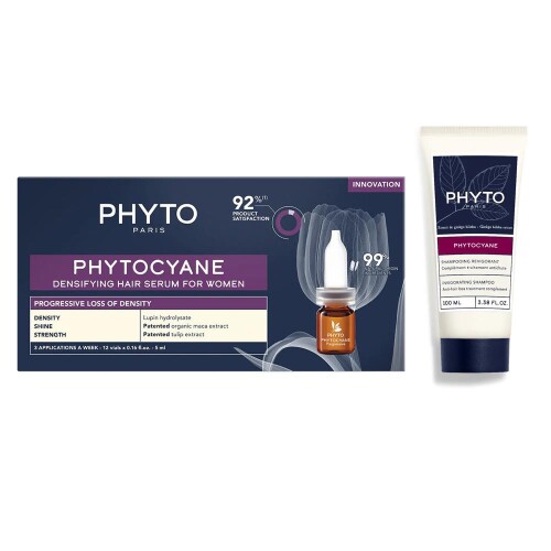 Phyto Phytocyane Kadın Serum Ve Şampuan 100 Ml Yoğun Dökülme Karşıtı Set - Phyto