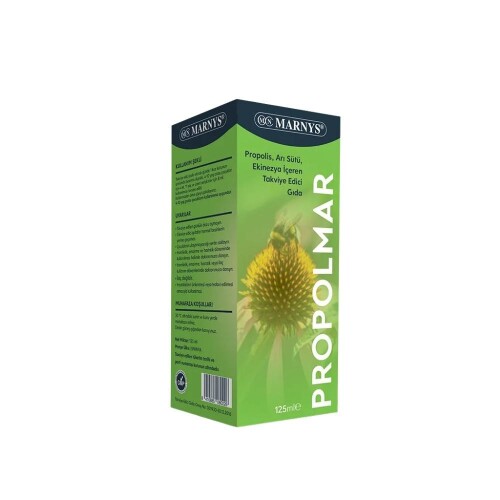 Propolmar Propolis, Arı Sütü, Ekinezya İçeren Takviye Edici Gıda 125ml - Marnys