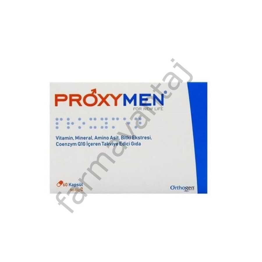 Proxymen Vitamin, Mineral, Amino Asit, Bitki Ekstresi, Koenzim Q10 İçeren Takviye Edici Gıda 60 Kapsül - 1