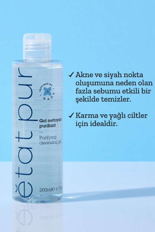 Etat Pur Purifying Cleansing Gel Arındırıcı Temizleme Jeli 200 ml - 3