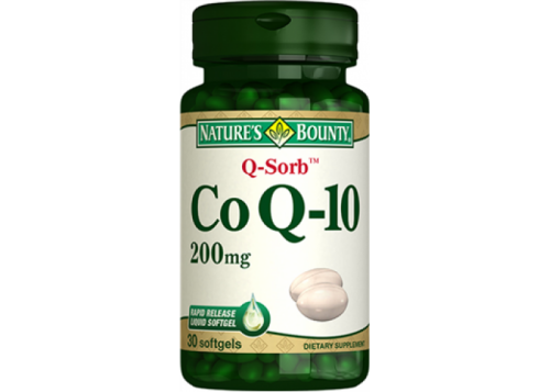Q-Sorb Coenzyme Q-10 200 mg Takviye Edici Gıda 30 Jelatin Kapsül - Nature's Bounty