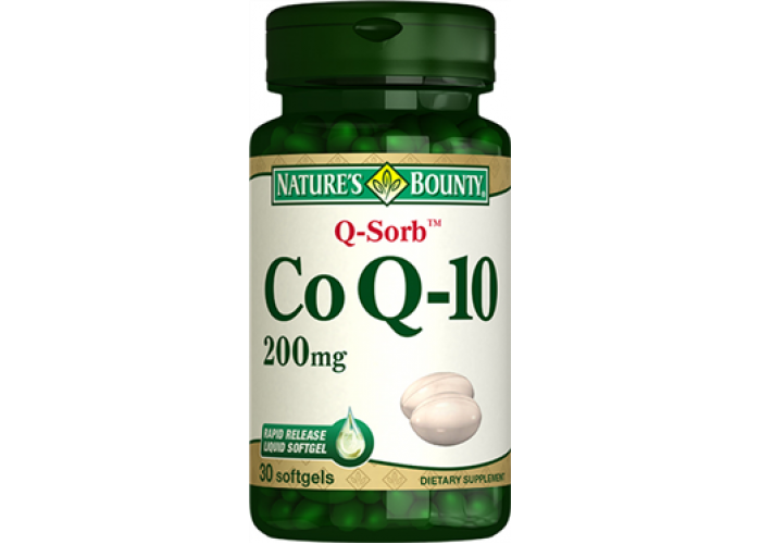 Q-Sorb Coenzyme Q-10 200 mg Takviye Edici Gıda 30 Jelatin Kapsül - 1