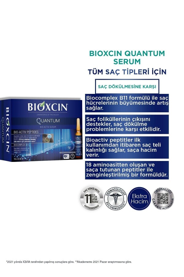 Bioxcin Quantum Bio-Activ Serum 15X6ml - 3