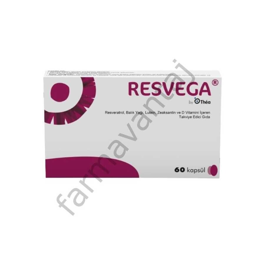 Resvega Resveratrol, Balık Yağı,Vitaminler Ve Mineraller İçeren Takviye Edici Gıda 60 Kapsül - 1