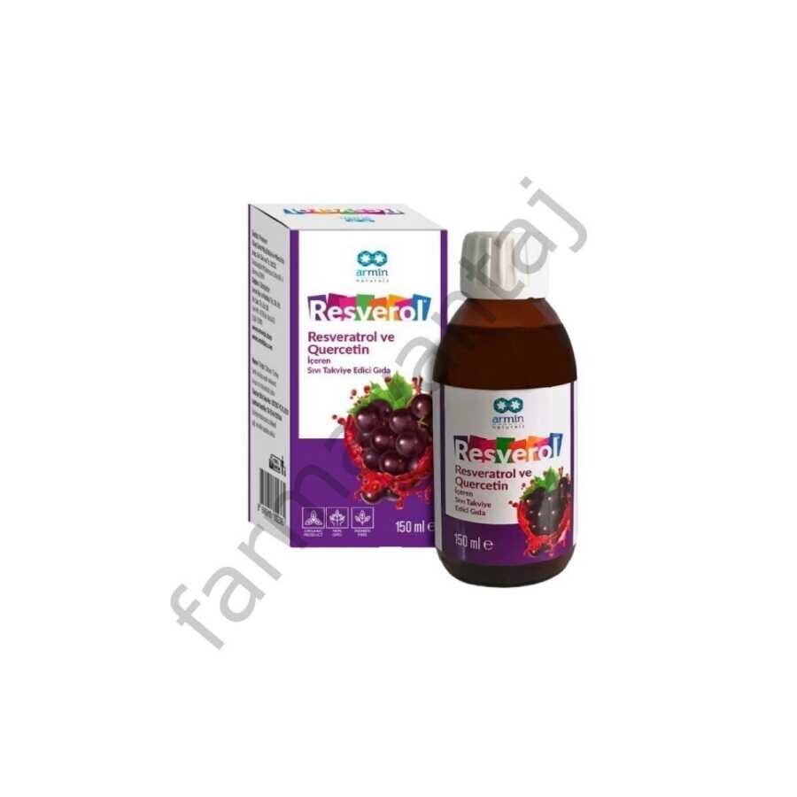 Resveratrol ve Quercetin İçeren Sıvı Takviye Edici Gıda 150 ml - 1