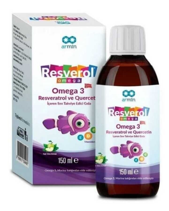 Resveratrol ve Quercetin İçeren Sıvı Takviye Edici Gıda 250 ml - 1