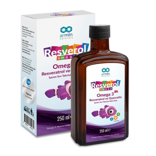 Resveratrol ve Quercetin İçeren Sıvı Takviye Edici Gıda 250 ml - Resverol