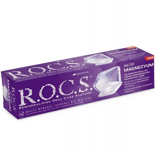 Rocs Aktif Magnezyum Diş Macunu 75 ml - R.O.C.S.