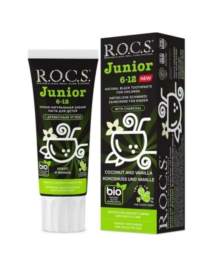 Rocs Diş Macunu 6-12 Hindistan Cevizi 60 Ml - 1