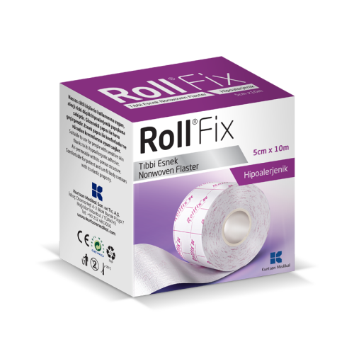 Roll Fix Esnek Nonwoven Tıbbi Flaster 5cm x 10m - Kurtsan